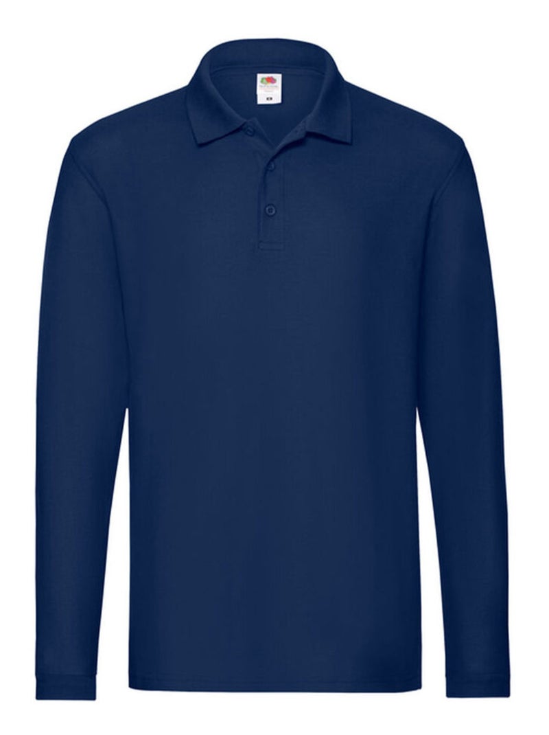 FruÇa of the Loom - Polo PREMIUM Bleu marine - Kiabi
