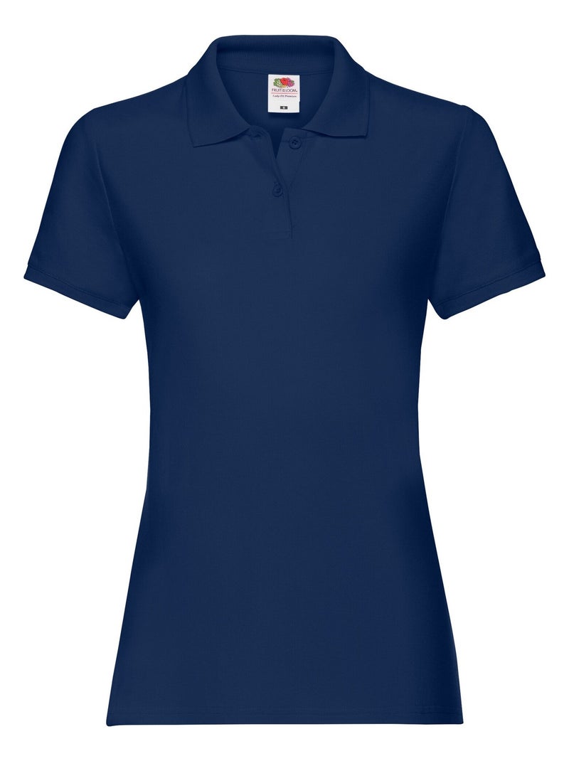 FruÇa of the Loom - Polo PREMIUM Bleu marine - Kiabi