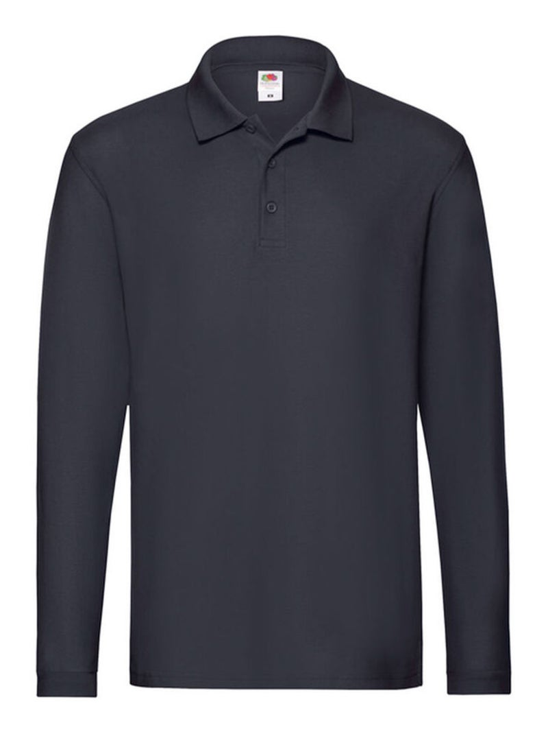 FruÇa of the Loom - Polo PREMIUM Bleu nuit - Kiabi