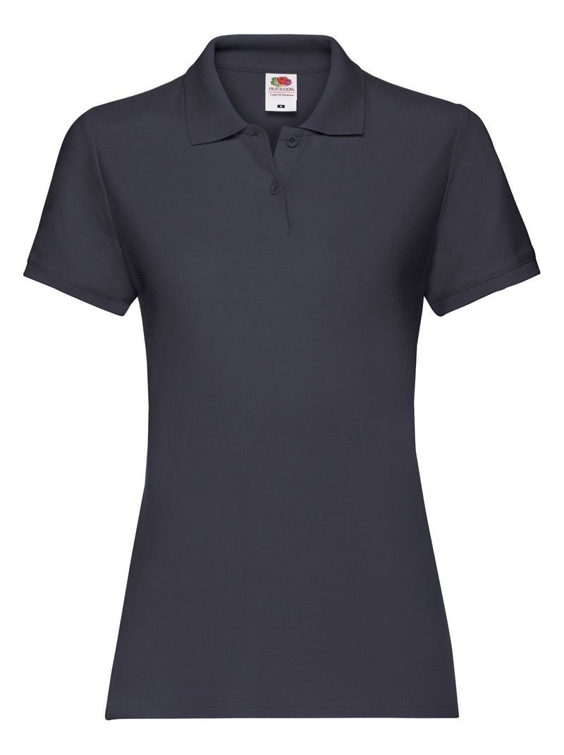 FruÇa of the Loom - Polo PREMIUM Bleu nuit - Kiabi