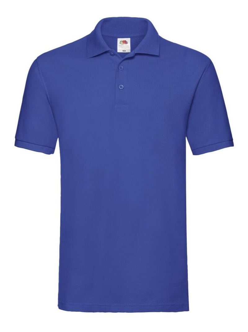 FruÇa of the Loom - Polo PREMIUM Bleu roi - Kiabi