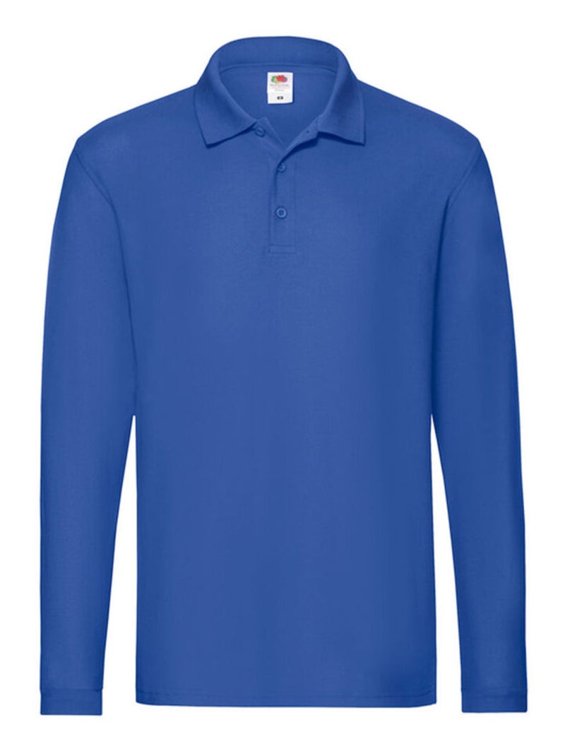 FruÇa of the Loom - Polo PREMIUM Bleu roi - Kiabi
