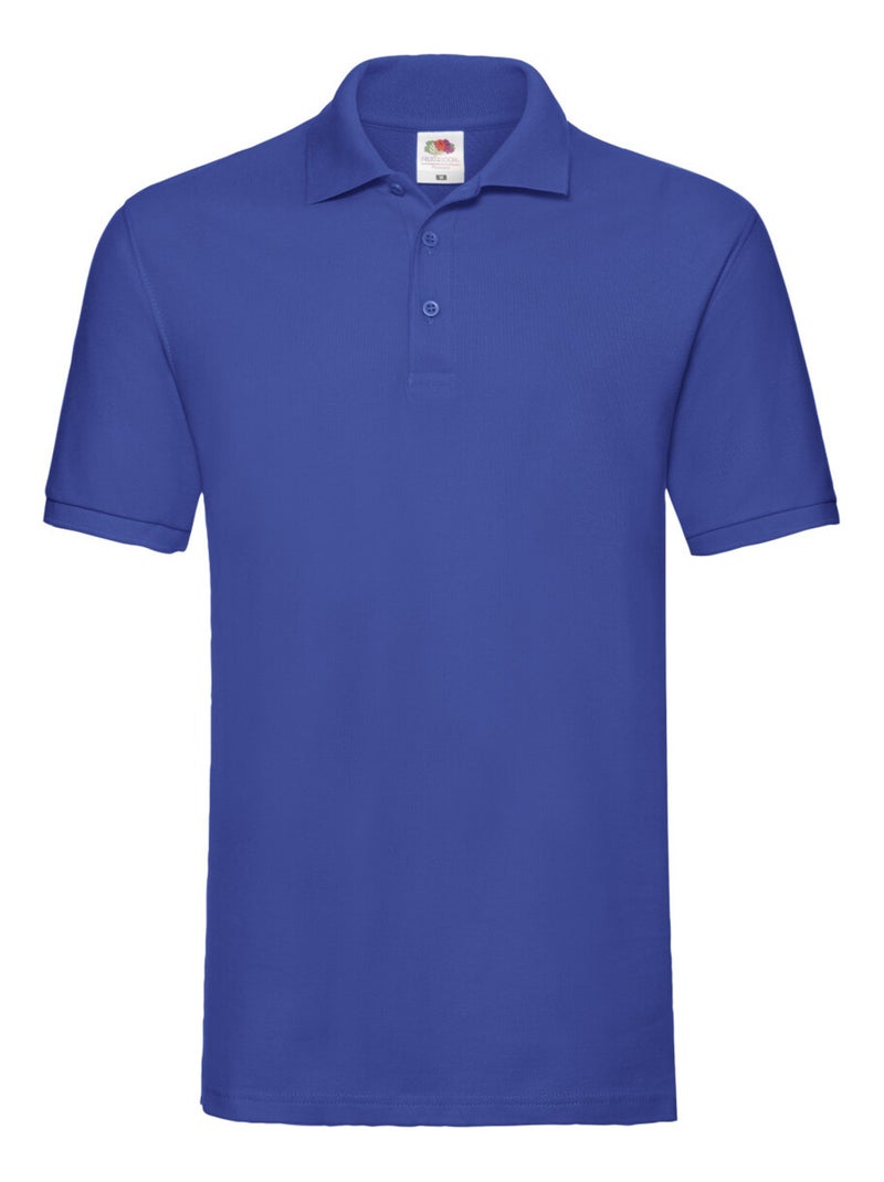 FruÇa of the Loom - Polo PREMIUM Bleu roi - Kiabi