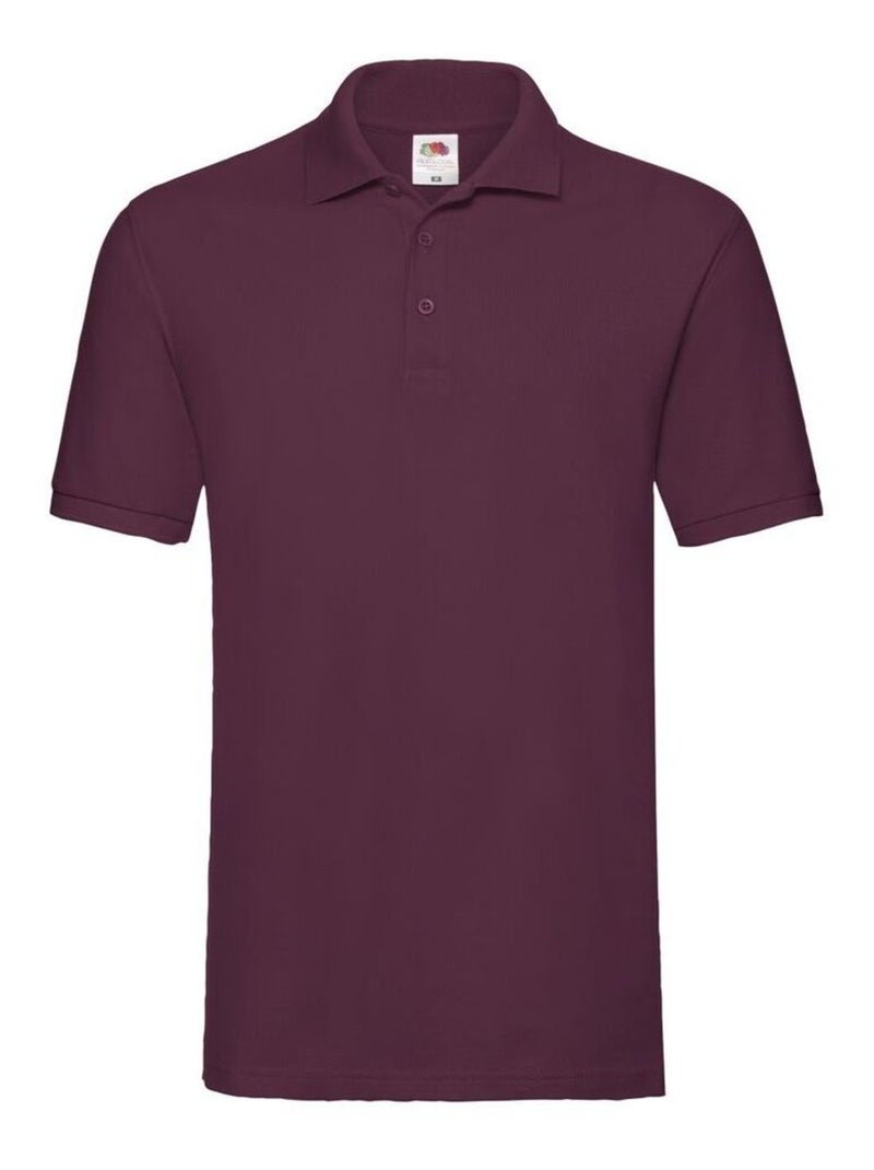 FruÇa of the Loom - Polo PREMIUM Bordeaux - Kiabi