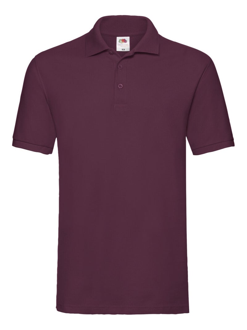 FruÇa of the Loom - Polo PREMIUM Bordeaux - Kiabi