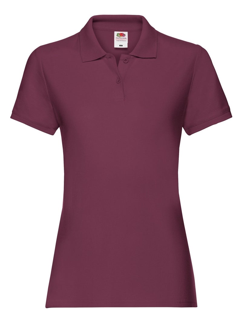 FruÇa of the Loom - Polo PREMIUM Bordeaux - Kiabi