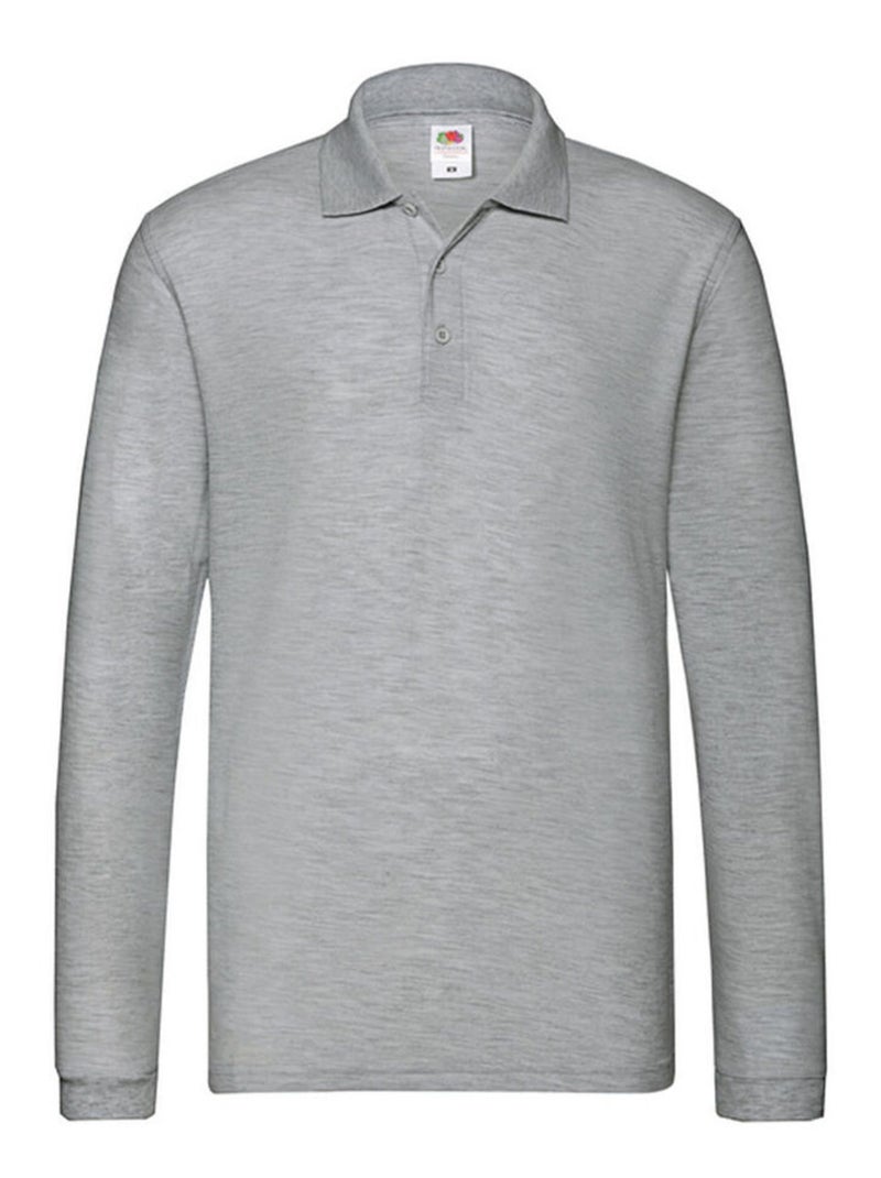 FruÇa of the Loom - Polo PREMIUM Gris Gris clair - Kiabi