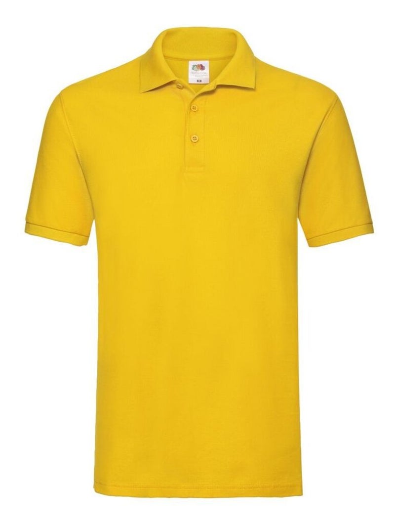 FruÇa of the Loom - Polo PREMIUM Jaune - Kiabi