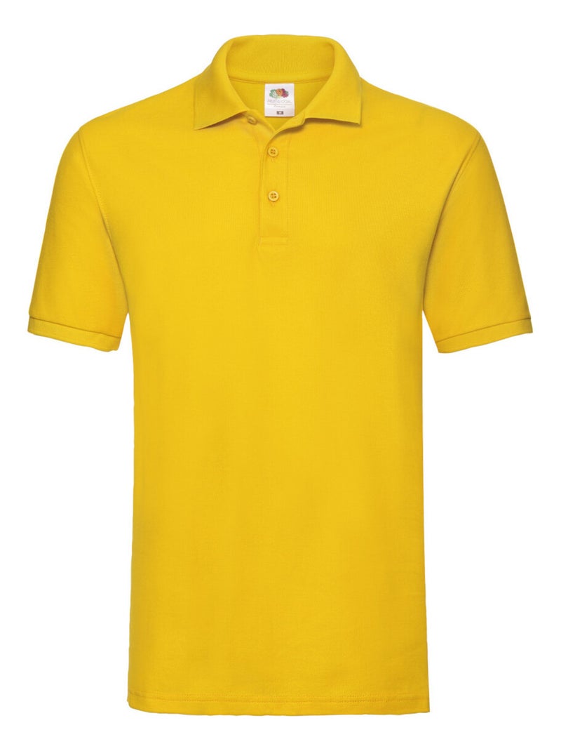 FruÇa of the Loom - Polo PREMIUM Jaune - Kiabi