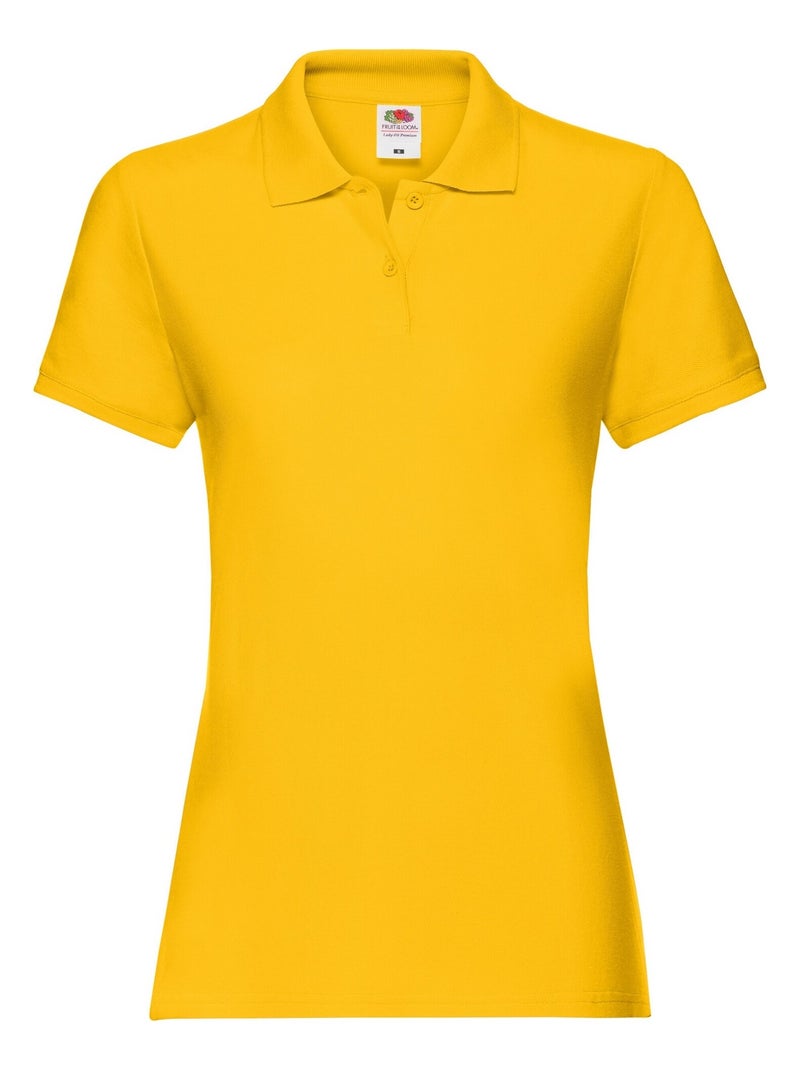 FruÇa of the Loom - Polo PREMIUM Jaune - Kiabi
