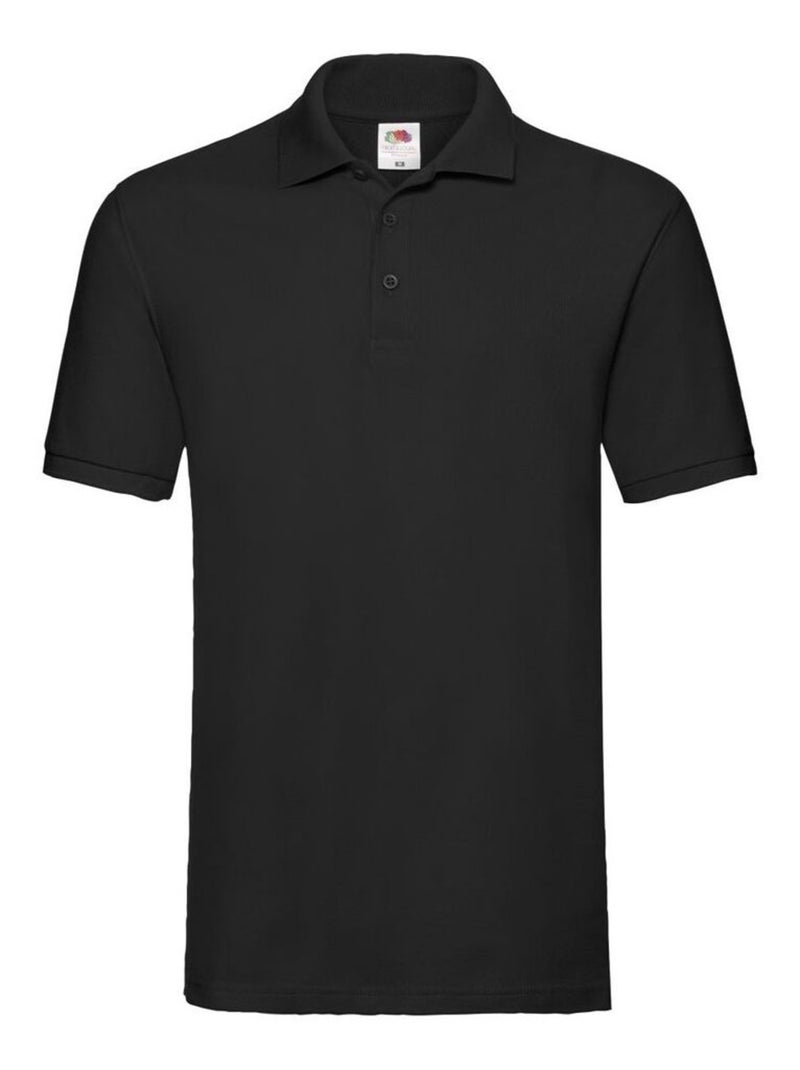 FruÇa of the Loom - Polo PREMIUM Noir - Kiabi