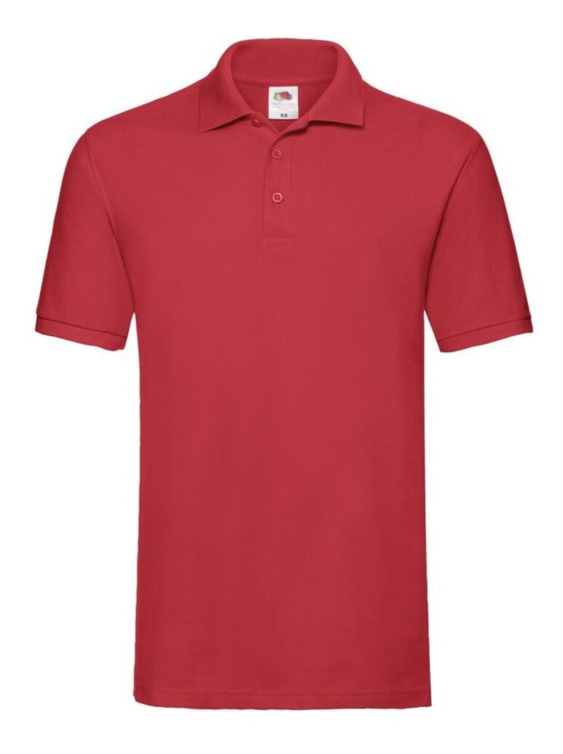 FruÇa of the Loom - Polo PREMIUM Rouge - Kiabi