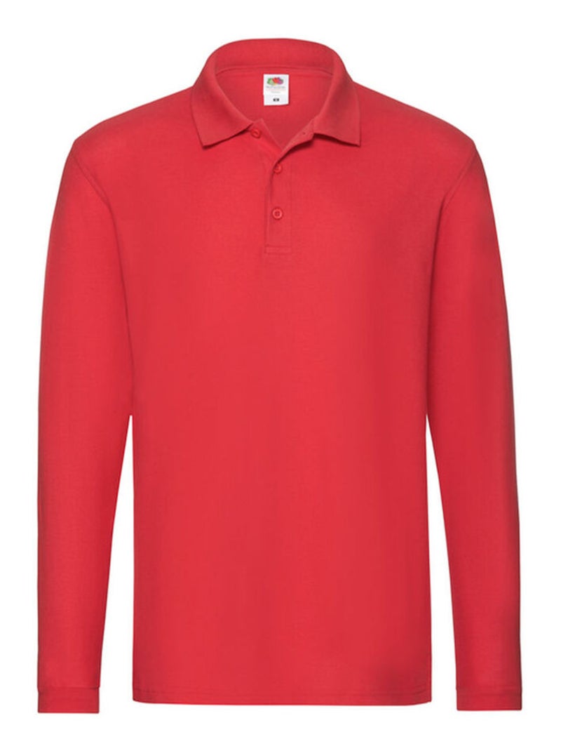 FruÇa of the Loom - Polo PREMIUM Rouge - Kiabi