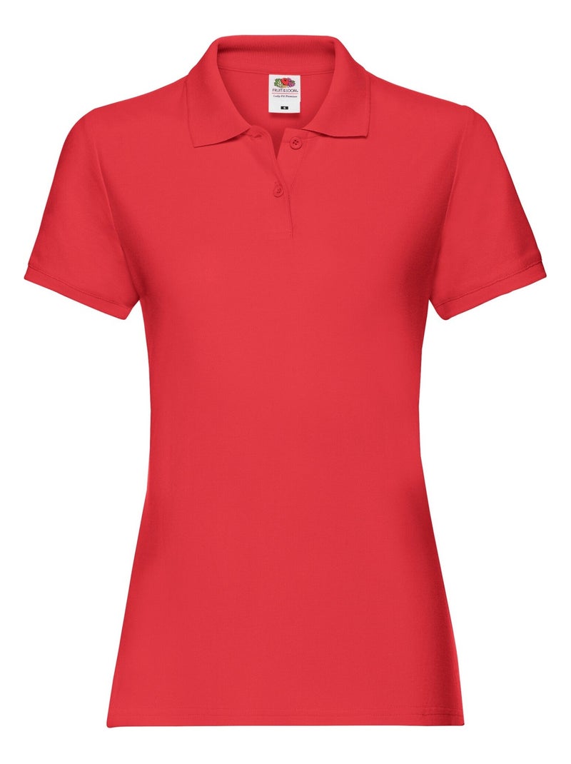 FruÇa of the Loom - Polo PREMIUM Rouge - Kiabi