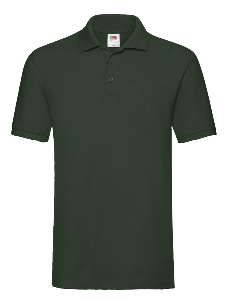 FruÇa of the Loom - Polo PREMIUM Vert bouteille - Kiabi