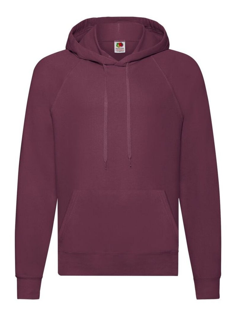 FruÇa of the Loom - Sweat à capuche Bordeaux - Kiabi