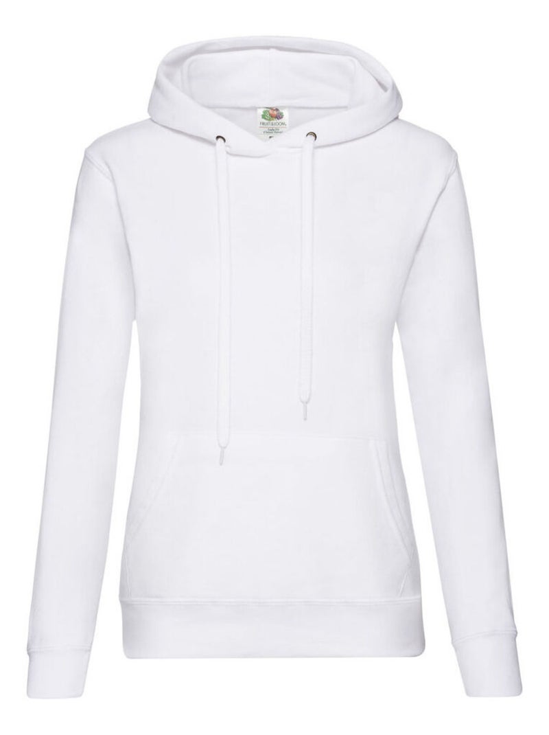 FruÇa of the Loom - Sweat à capuche CLASSIC Blanc - Kiabi