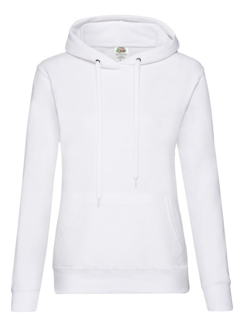 FruÇa of the Loom - Sweat à capuche CLASSIC Blanc - Kiabi