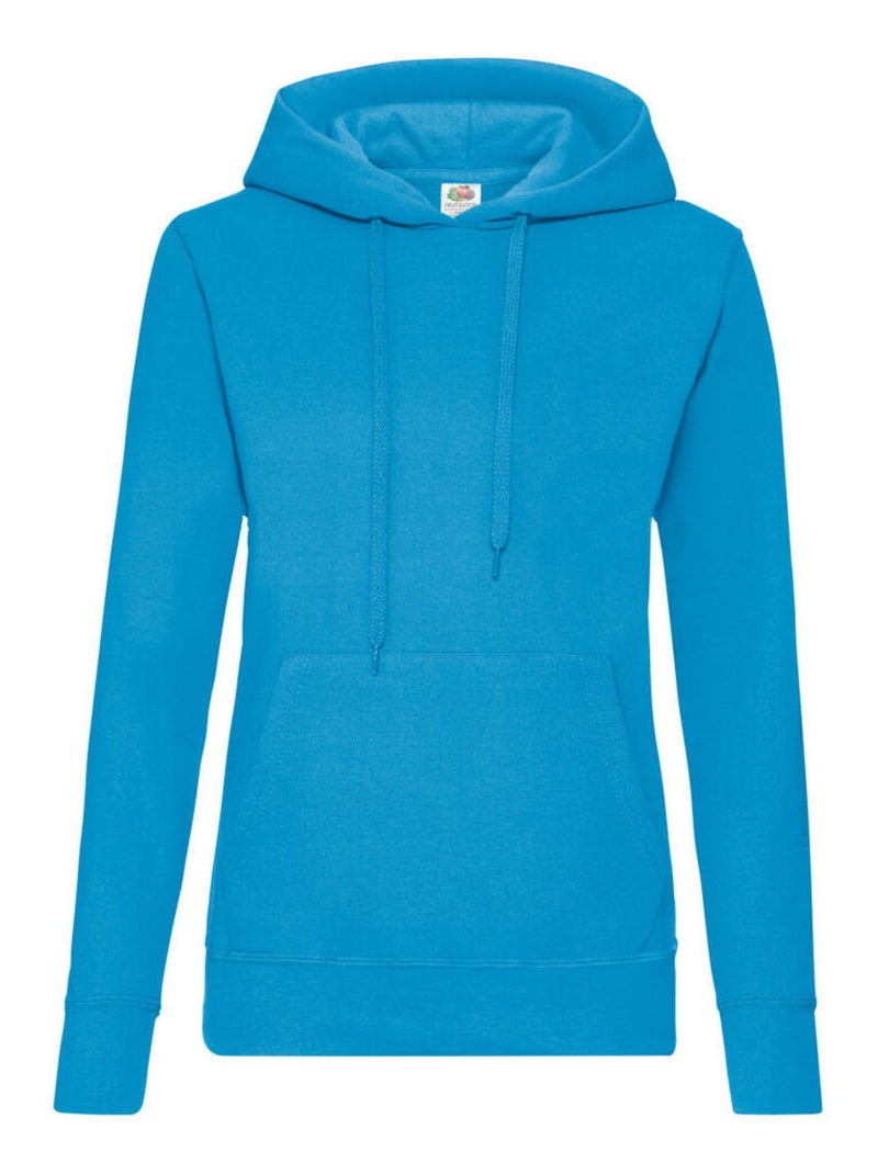 FruÇa of the Loom - Sweat à capuche CLASSIC Bleu azur - Kiabi