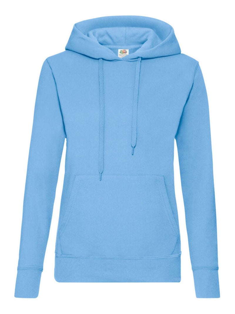 FruÇa of the Loom - Sweat à capuche CLASSIC Bleu ciel - Kiabi