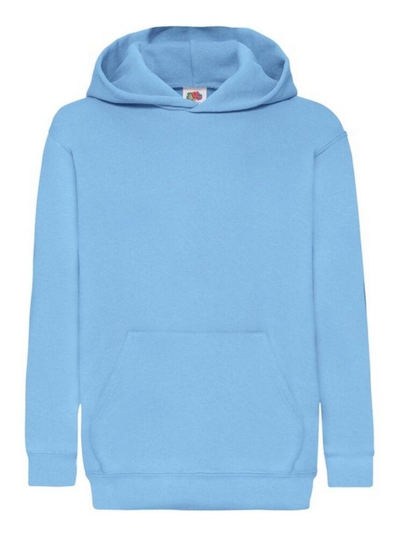 FruÇa of the Loom - Sweat à capuche CLASSIC Bleu ciel - Kiabi