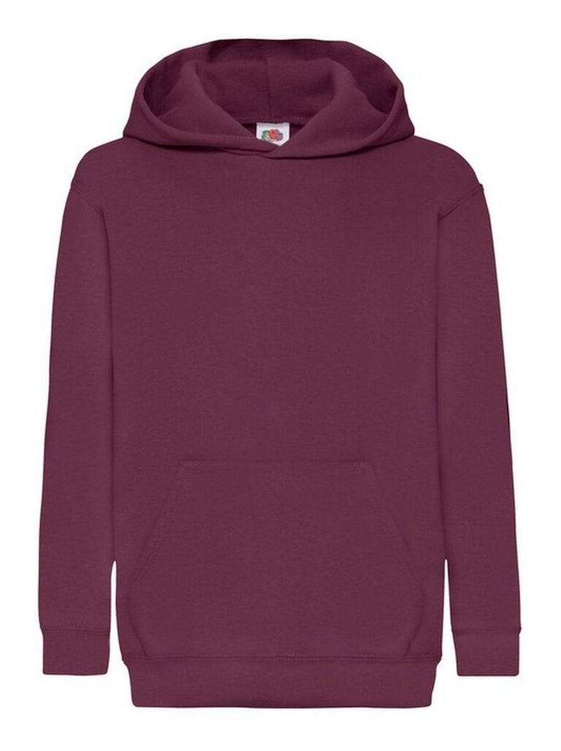 FruÇa of the Loom - Sweat à capuche CLASSIC Bordeaux - Kiabi