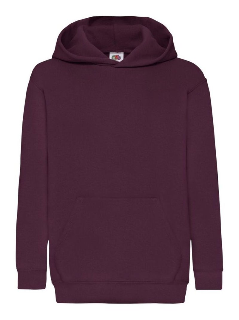 FruÇa of the Loom - Sweat à capuche CLASSIC Bordeaux - Kiabi
