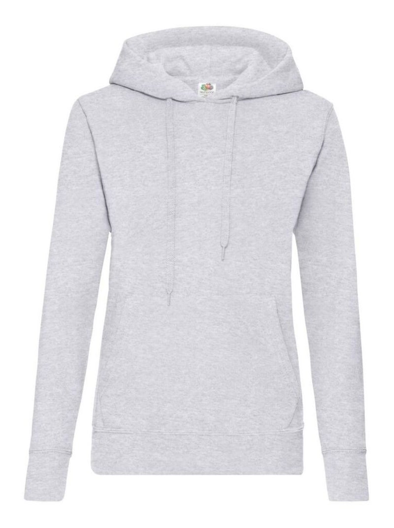 FruÇa of the Loom - Sweat à capuche CLASSIC Gris chiné - Kiabi