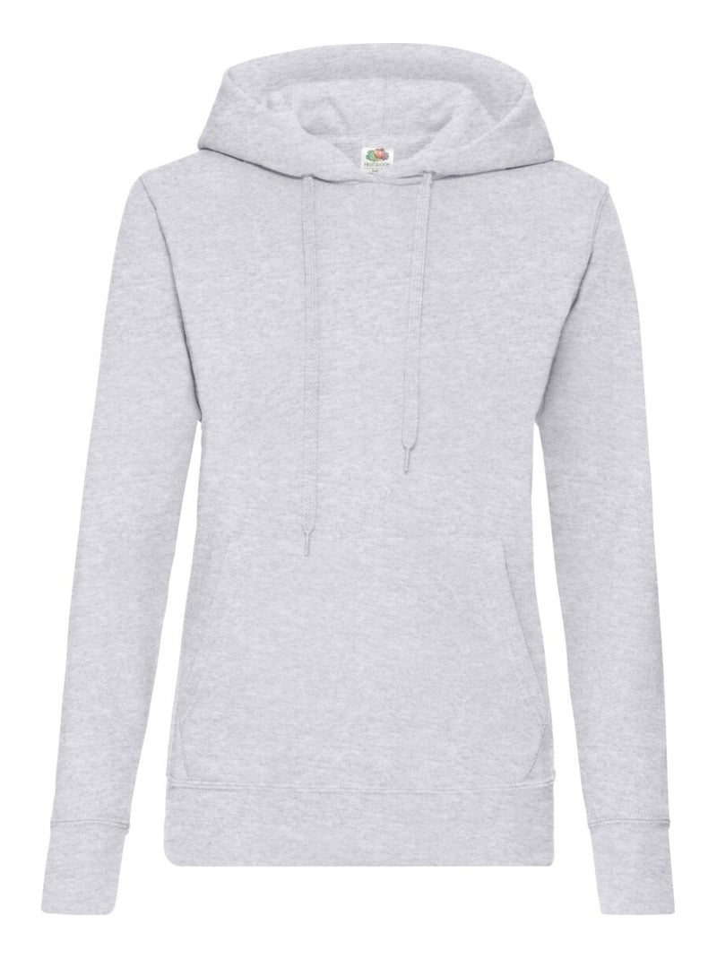FruÇa of the Loom - Sweat à capuche CLASSIC Gris chiné - Kiabi