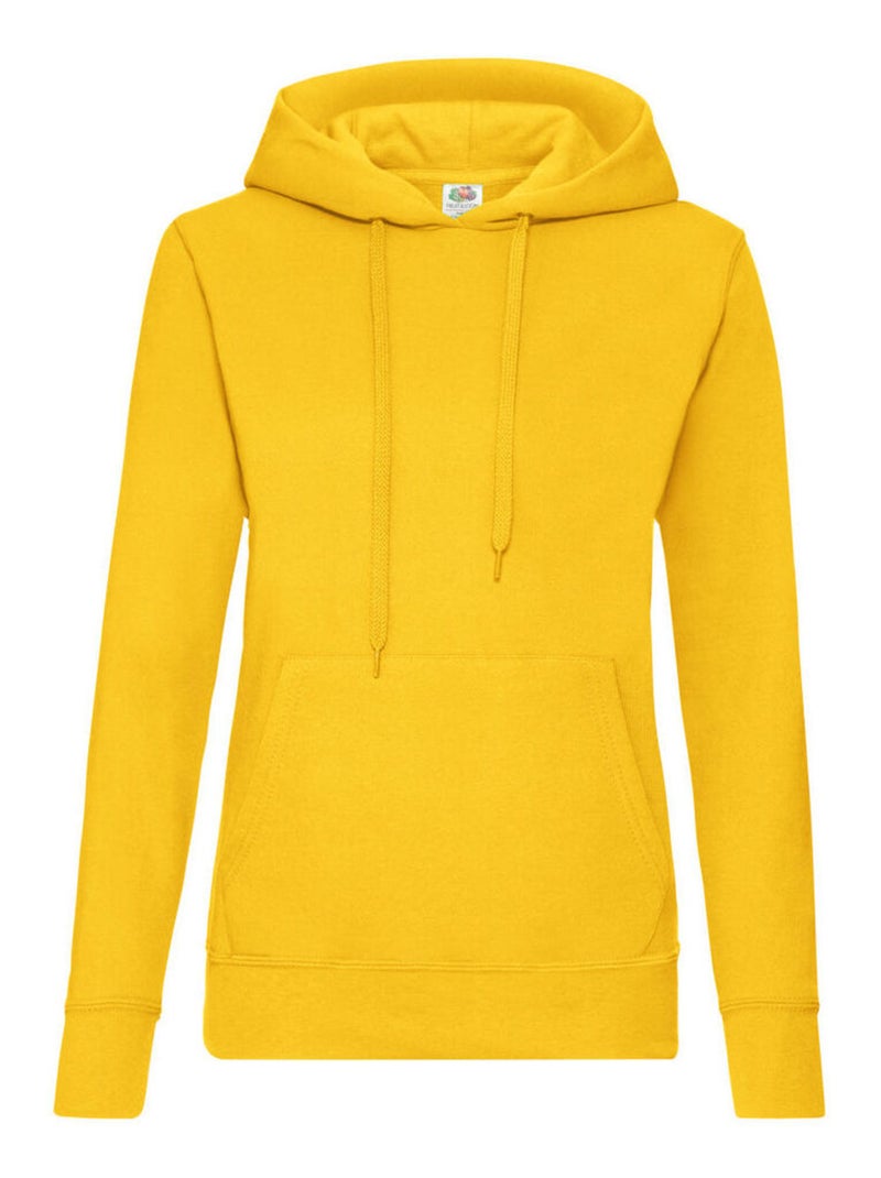 FruÇa of the Loom - Sweat à capuche CLASSIC Jaune - Kiabi