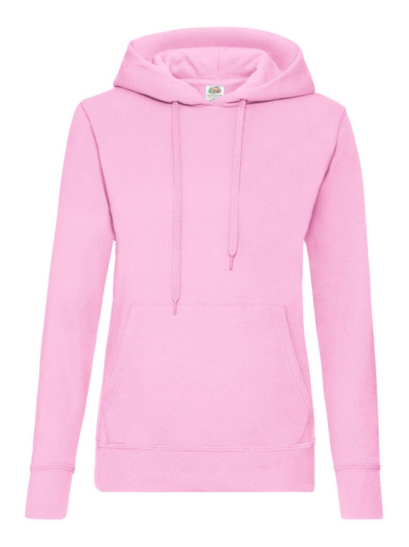 FruÇa of the Loom - Sweat à capuche CLASSIC Rose clair - Kiabi