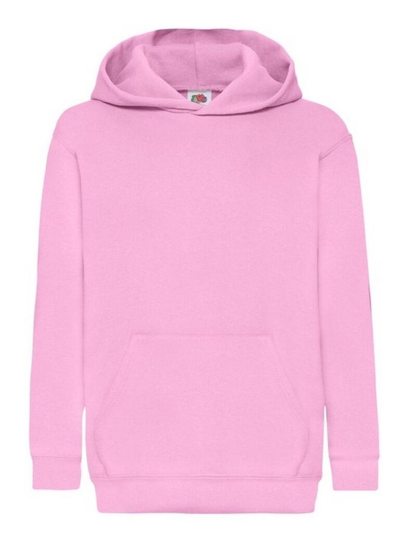 FruÇa of the Loom - Sweat à capuche CLASSIC Rose clair - Kiabi