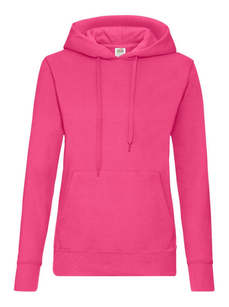 FruÇa of the Loom - Sweat à capuche CLASSIC Rose fushia - Kiabi