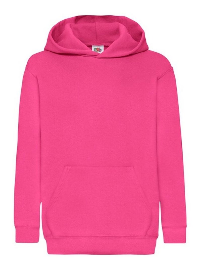 FruÇa of the Loom - Sweat à capuche CLASSIC Rose fushia - Kiabi