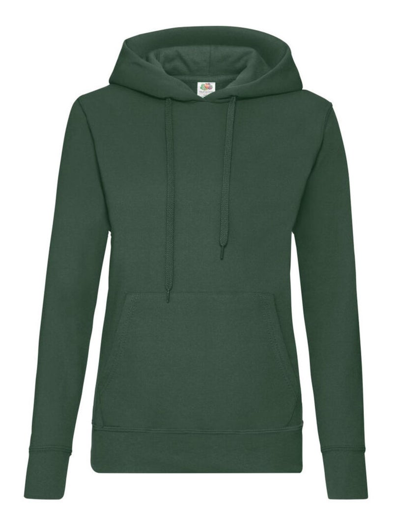 FruÇa of the Loom - Sweat à capuche CLASSIC Vert bouteille - Kiabi