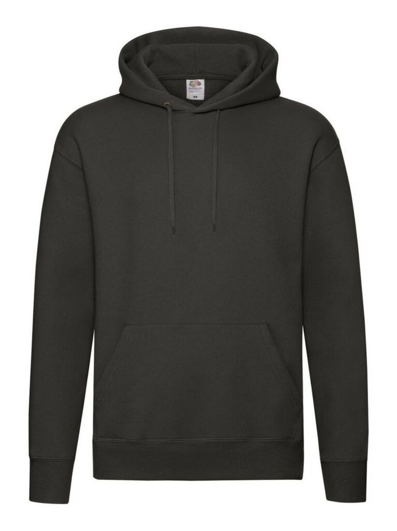 FruÇa of the Loom - Sweat à capuche PREMIUM Gris Noir - Kiabi