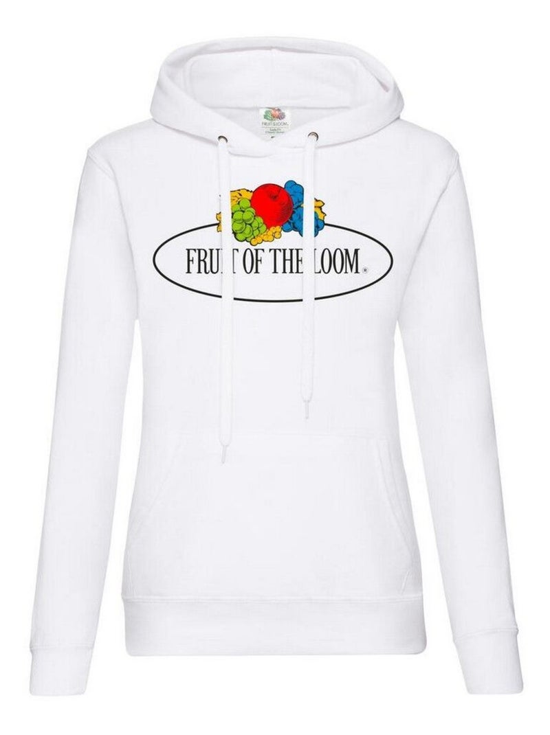FruÇa of the Loom - Sweat à capuche VINTAGE Blanc - Kiabi