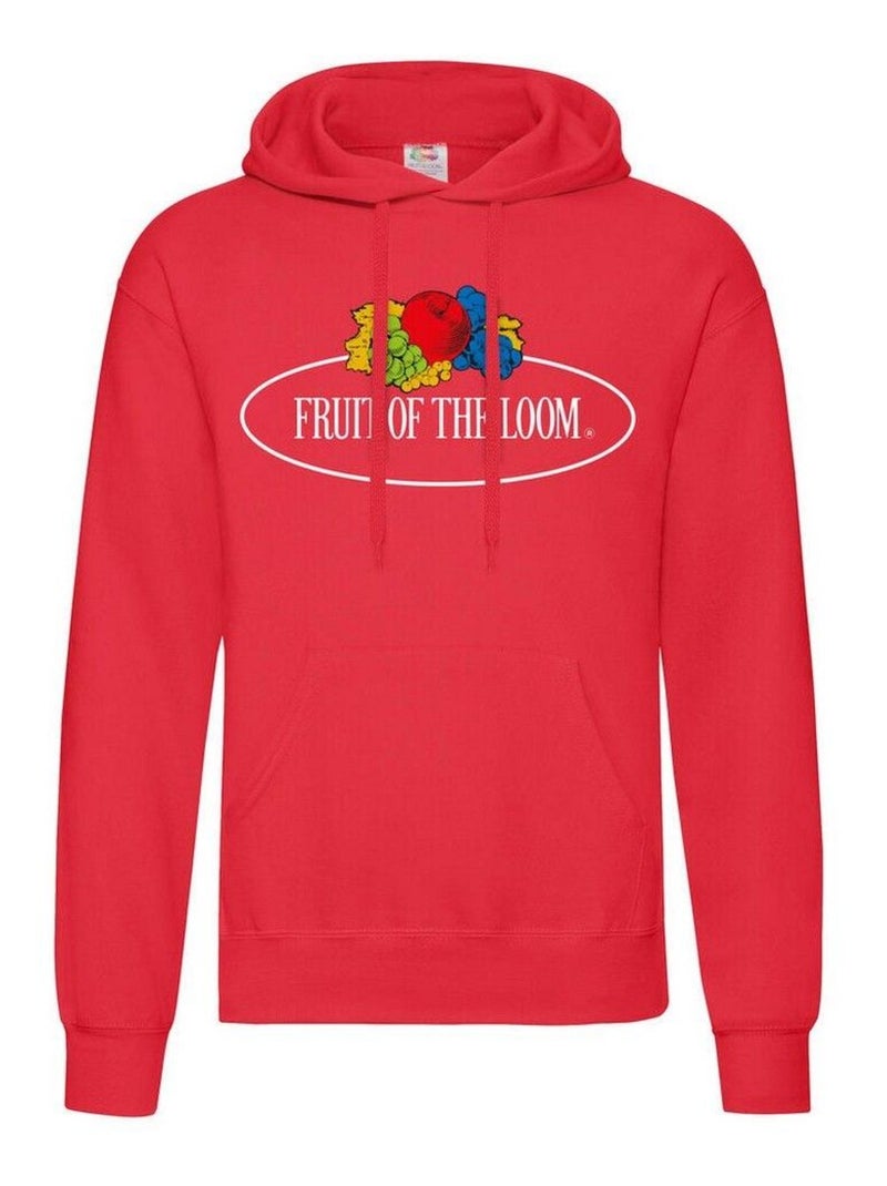 FruÇa of the Loom - Sweat à capuche VINTAGE CLASSIC Rouge - Kiabi