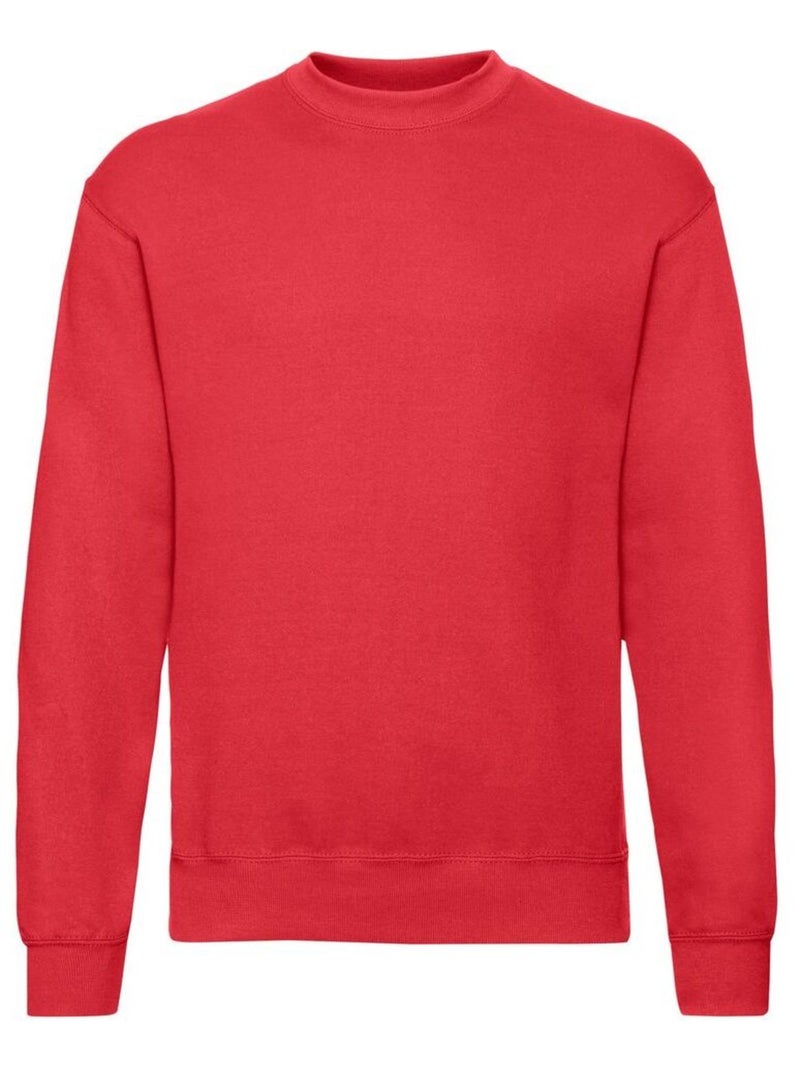 FruÇa of the Loom - Sweat CLASSIC Rouge - Kiabi