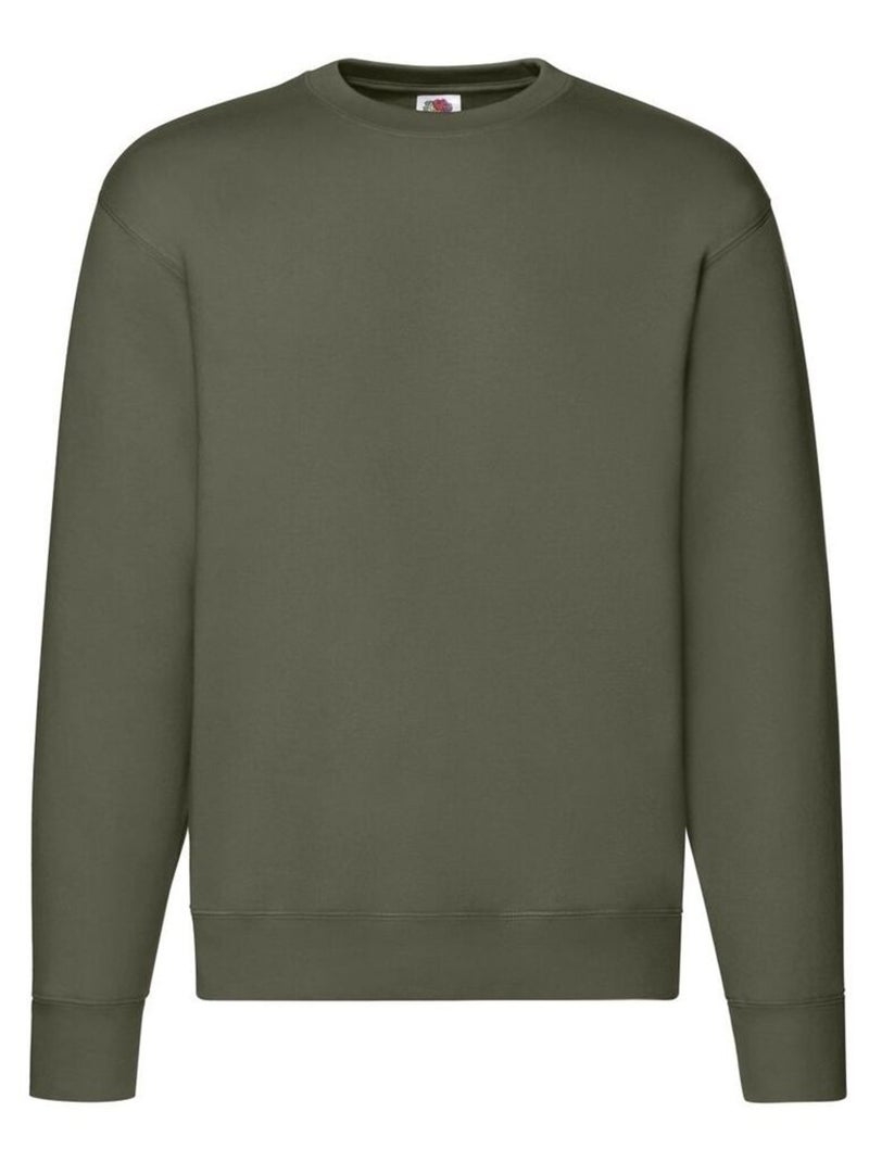 FruÇa of the Loom - Sweat PREMIUM Vert olive - Kiabi