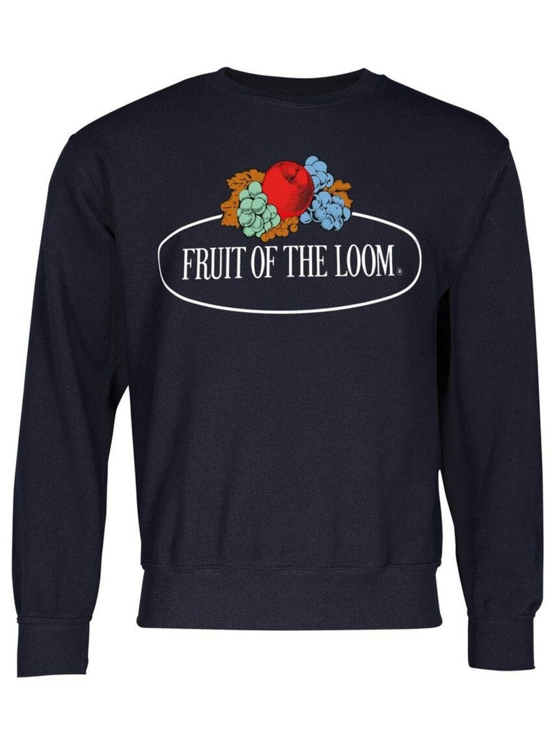FruÇa of the Loom - Sweat VINTAGE Bleu nuit - Kiabi