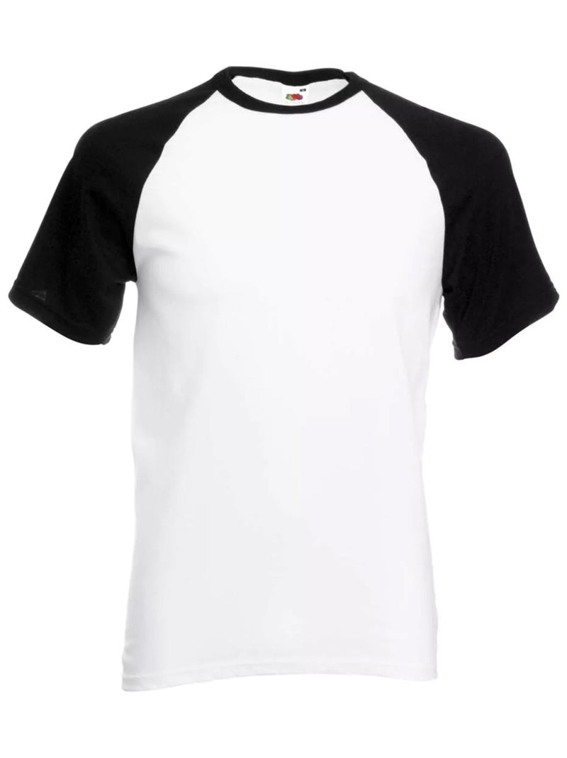 FruÇa of the Loom - T-shirt Blanc Noir - Kiabi
