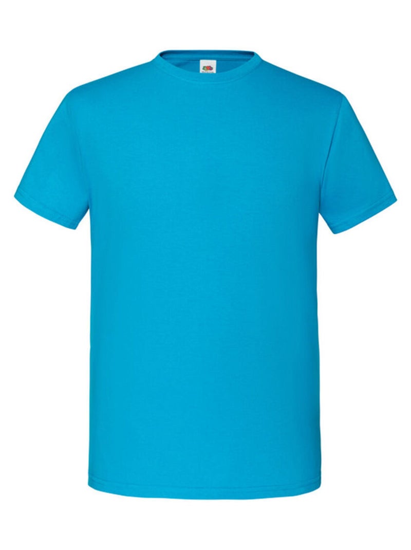 FruÇa of the Loom - T-shirt ICONIC Bleu azur - Kiabi