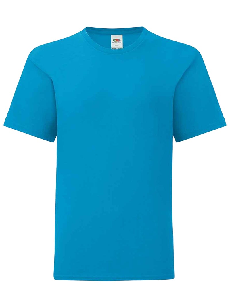 FruÇa of the Loom - T-shirt ICONIC Bleu azur - Kiabi