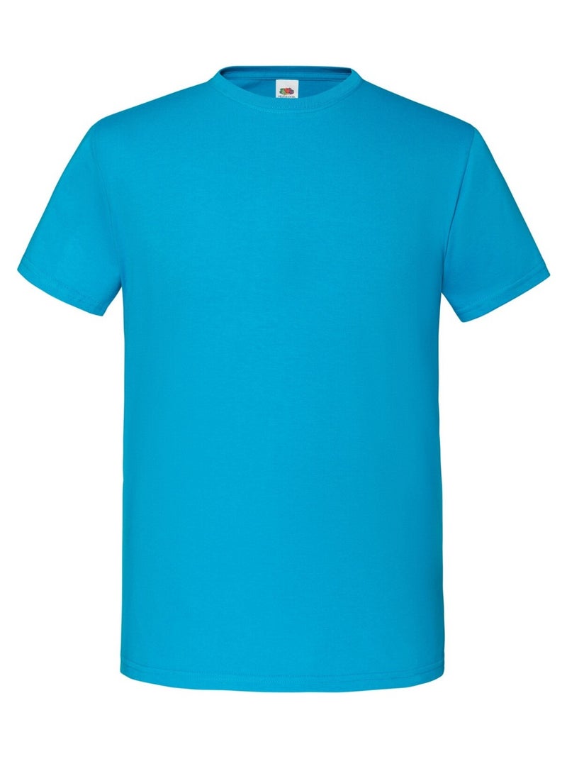 FruÇa of the Loom - T-shirt ICONIC Bleu azur - Kiabi