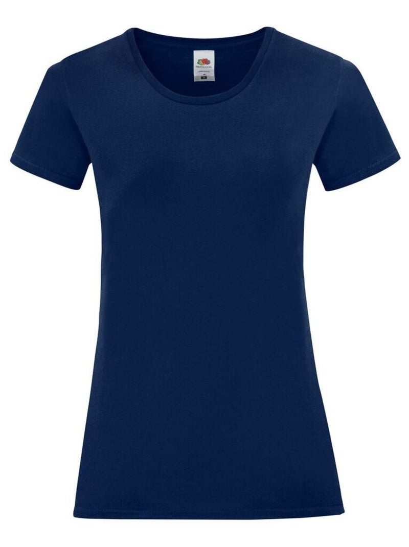 FruÇa of the Loom - T-shirt ICONIC Bleu marine - Kiabi
