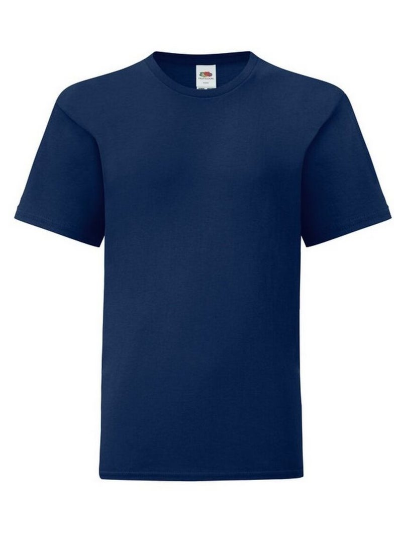 FruÇa of the Loom - T-shirt ICONIC Bleu marine - Kiabi