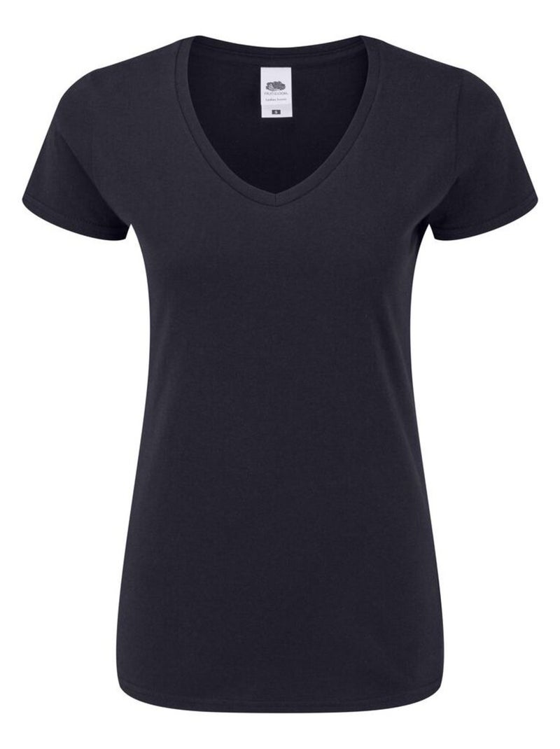 FruÇa of the Loom - T-shirt ICONIC Bleu nuit - Kiabi