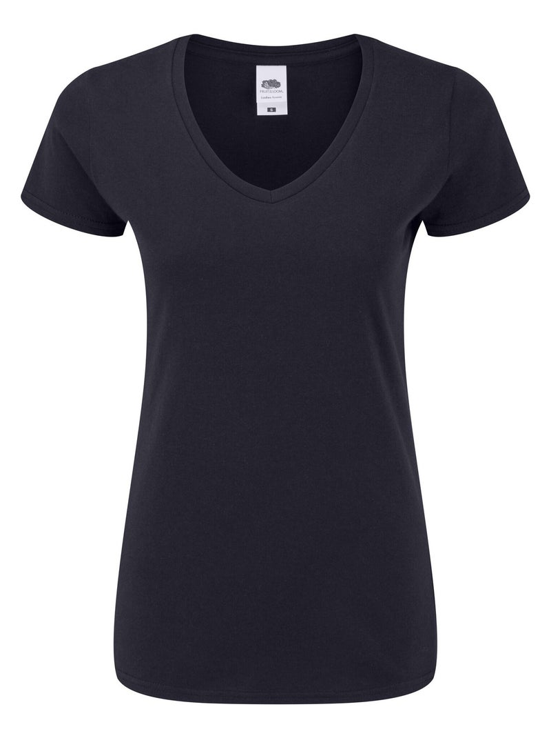 FruÇa of the Loom - T-shirt ICONIC Bleu nuit - Kiabi