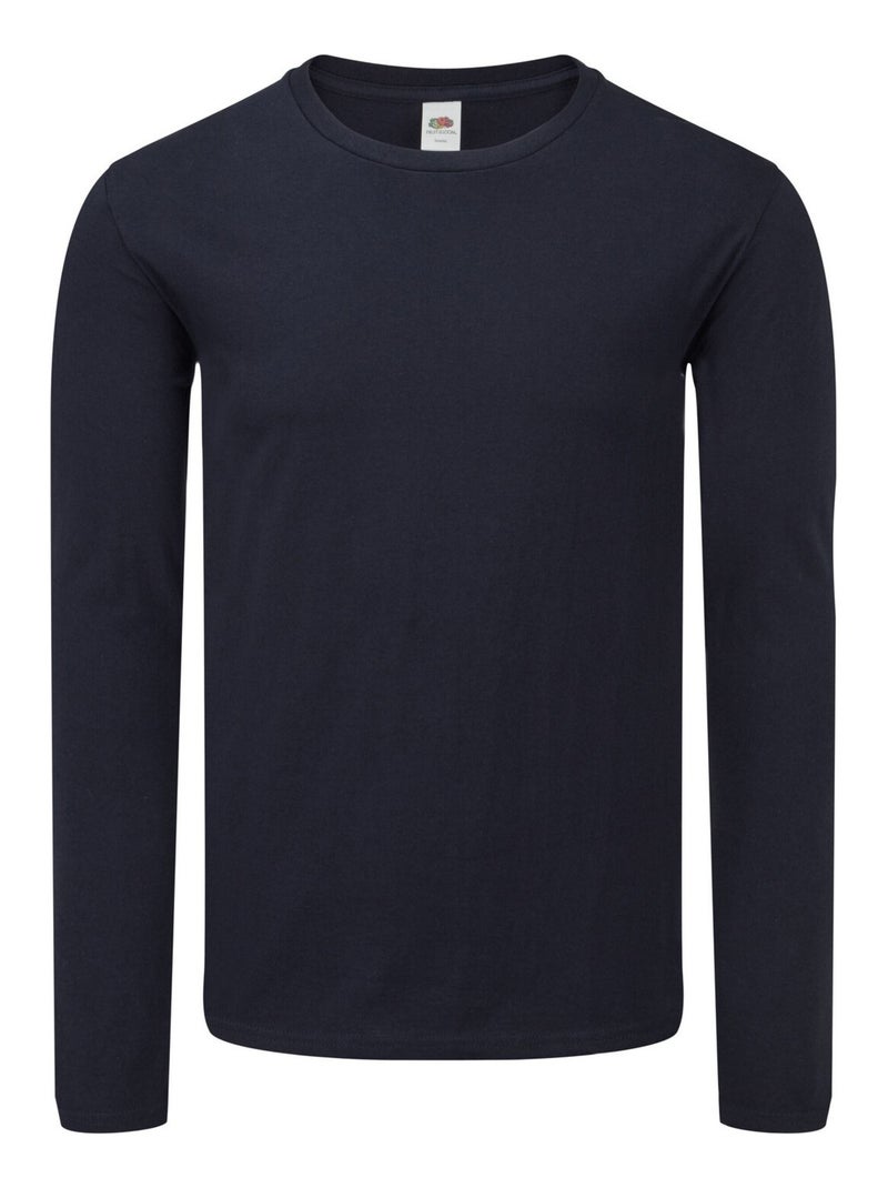 FruÇa of the Loom - T-shirt ICONIC Bleu nuit - Kiabi